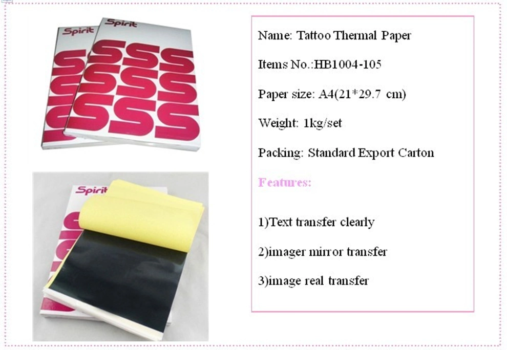 Wholesale Disposable Accessory 100 Sheet/Box Tattoo Supply Tattoo Transfer Paper for Tattoo Work