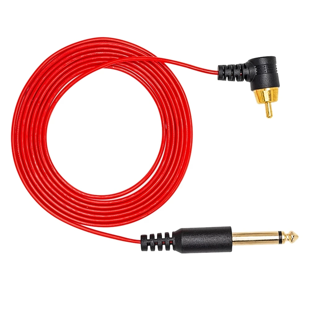 Hot Selling Right Angle Tattoo RCA Cable Line Connector Tattoo Clip Cord for Tattoo Machine Power Supply