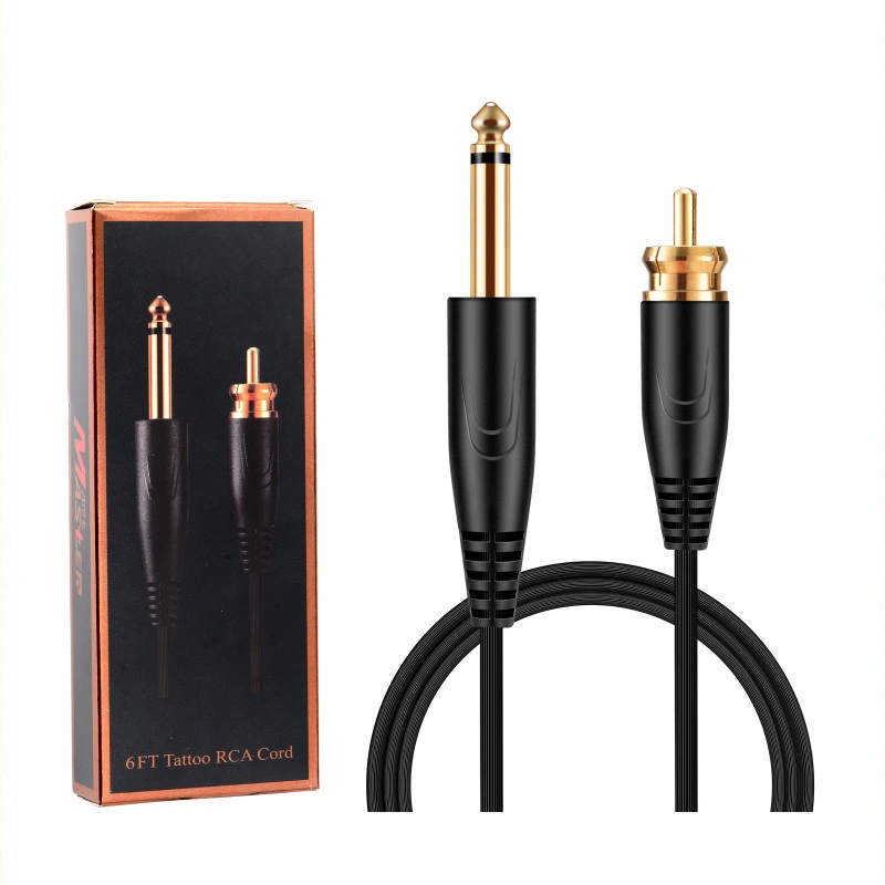 Hot Sale Delicate Straight RCA Cables Tattoo Power Cord