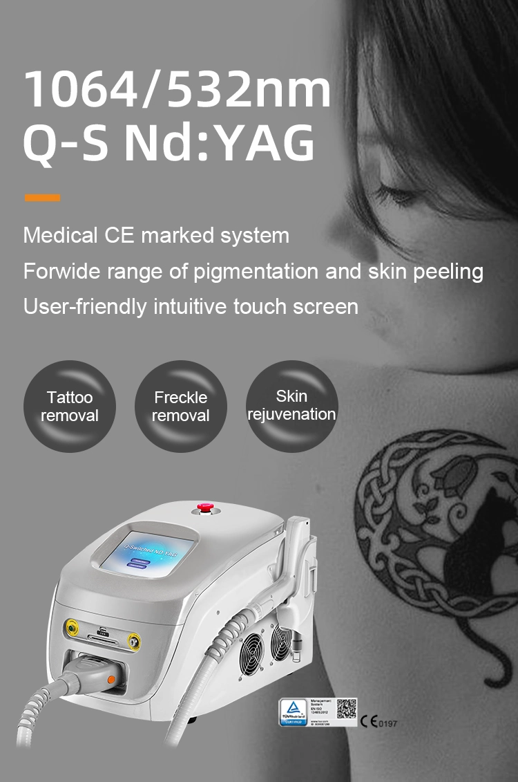 Eo Q Switch ND YAG Laser Hot Selling CE Approved Big Power Q-Switch ND YAG Tattoo Removal Laser Machine